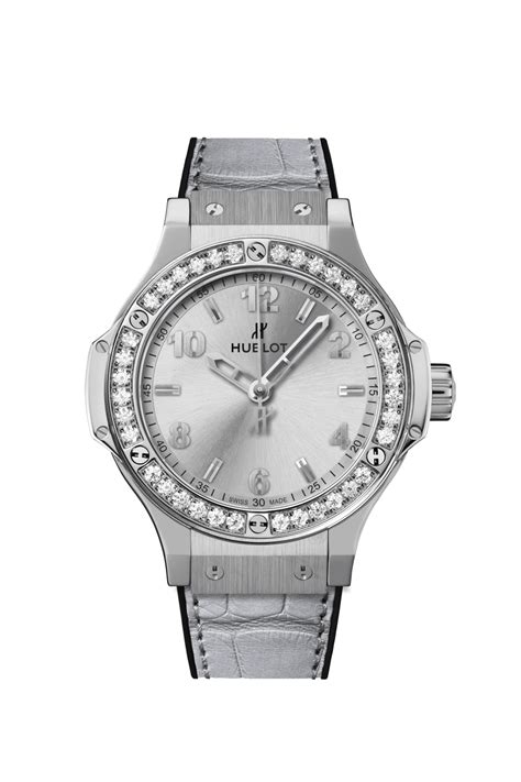 hublot big bang 38mm steel|big bang monochrome diamonds.